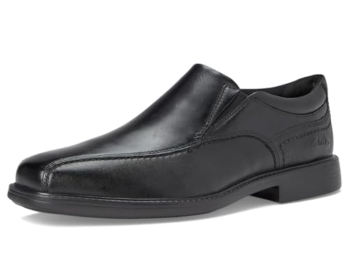 Clarks Men's Dresslite Step Loafer, Black Leather, 13 W US by Clarks - Image 8