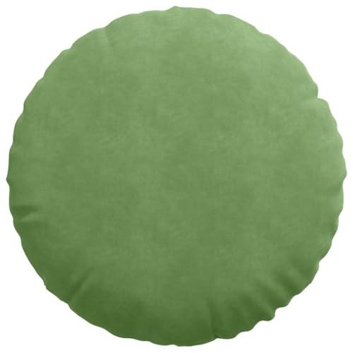 Coussin d'assise en velours de prestige vert clair, confort 21 cm - 7