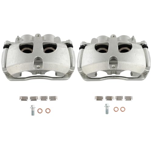 Image of SCITOO 18B5211 18B5210 Rear Left & Right Disc Brake Calipers Assembly w /Bracket for Dodge for Ram 3500 2009-2010,for Ram for 3500 2011-2018,for Ram for 4000 2012-2016