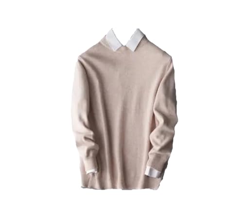 Men Cashmere Cotton Blended Thick Pullover Men Sweater Jersey Jumper Knitted O-Neck Sweaters