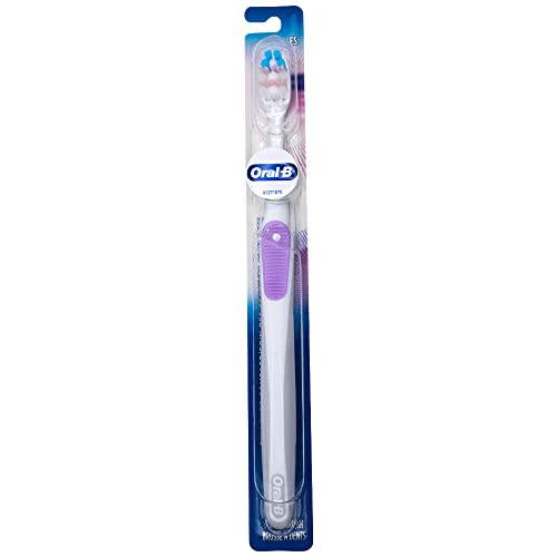 Image of Oral-B Gum Care Extra Soft Toothbrush for Sensitive Teeth and Gums, Compact Small Head,(Colors Vary) - Pack of 4
