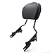 HTTMT MT501-005-BK Adjustable Black Backrest Sissy Bar with Pad Compatible with ALL YEAR Harley Davidson Touring Road King Street Glide (Need Docking Compatible with Install Sold Separately)