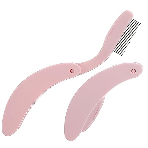 TOVINANNA Eyelash Brush Comb Set 2pcs Dense Lash Comb Lash Separating Tool Makeup Tool for Women