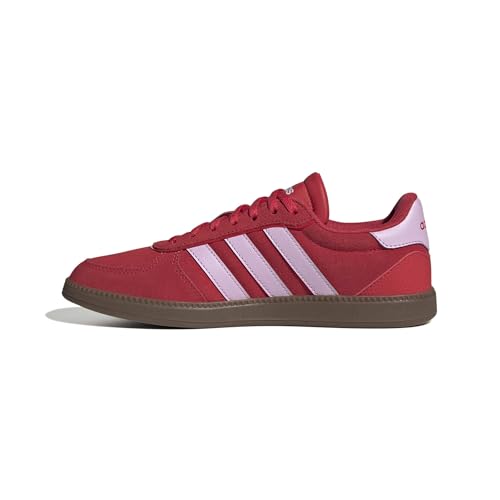 Image of adidas Womens Breaknet Sleek Suede Sports Shoes