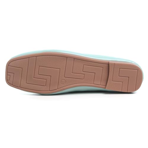 Image of ChaiRong Zhou Women Square Toe Ballets Flats Comfort Slip On Walking Shoes for Driving