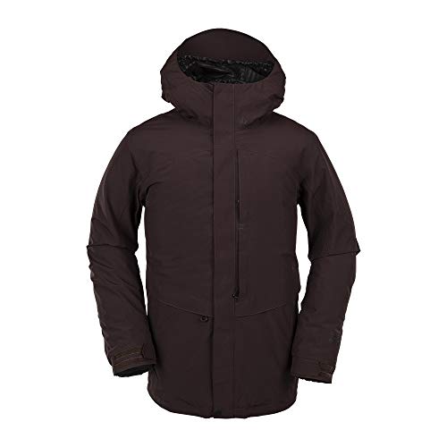 Volcom Men's Tds 2l Gore Tex Snow Jacket, Black Red, Large