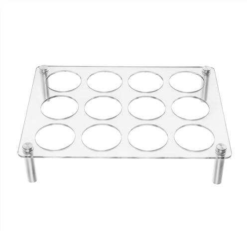 Soporte transparente para cápsulas de café, estante de almacenamiento para cápsulas de café, estante acrílico adecuado para cocina