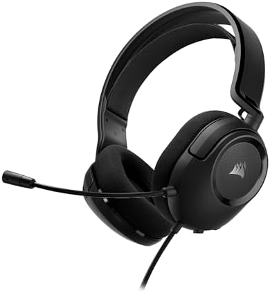 Corsair HS35 v2 Multiplatform Wired Gaming Headset – Flexible Omn...