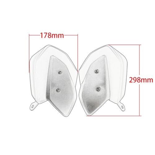 Protège-mains XMAX300 anti-vent et projections pour guidon - 6