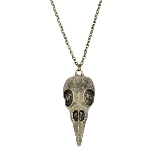 Collier raven pour soirées horror et quotidien look gothique rock