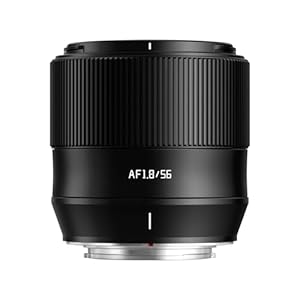 TTARTISAN 56mm F1.8 Autofokus APS-C Kameraobjektiv für Fuji X Mount Metall leichtes Kameraobjektiv unterstützt Augenverfolgung