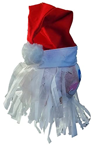 Ctt Creations ST-101 Christmas Pinata - Santa Claus Round 3D 11 Inch Sturdy Pinata - Holiday Celebration And Party Decoration thumb #2