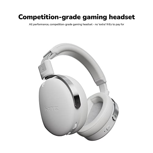 Hyte Eclipse Hg10 Wireless Gaming Headset, 2.4 Ghz Wireless Performance, Usb-C, Detachable Mic, 30 Hour Battery, For Pc, Ps4, Ps5, Switch Grey #TOP3