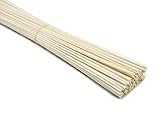 Kidlearn 100 STK. Diffusor-Stäbchen aus natürlichem Schilfrohr für Raumdüfte (35 cm x 3 mm, natürliche Farbe)
