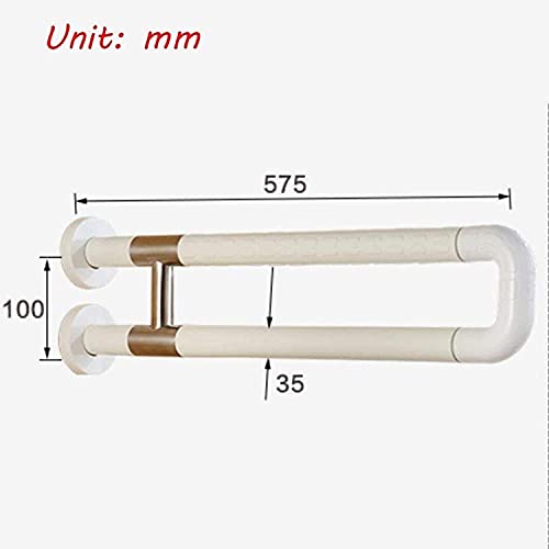 Main courante barre d'appui rail de support de sécurité pour WC et douche - 3