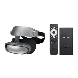 GOOVIS G3X with D4 Media Player 4K OLED Cinematic HMD Dual 2K Micro-OLED Screens, 42PPD, Compatible with Smartphone/pad/Notebook/PC/Xbox/Play Station 4/5/switch,Streaming Online Movies