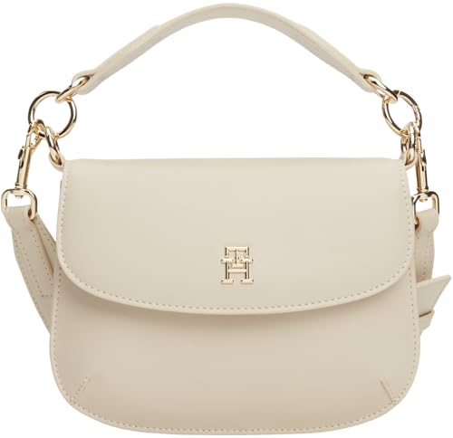 Tommy Hilfiger Damen Crossbody Bag Tasche Chic Crossover mit Henkel, Beige (Classic Beige), Einheitsgröße