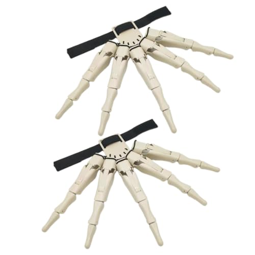Extensiones de dedos articulados y accesorio de disfraz cosplay de Halloween