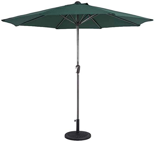 Parasol de patio al aire libre de 9ft con refugio solar portatil