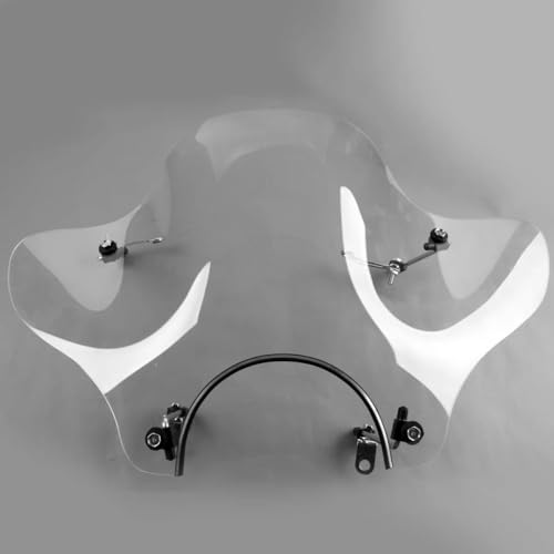 Motorrad Spoiler Windschutzscheibe Für Kawasaki Für Cruiser Für Vulcan VN 500 750 800 900 1500 1600 2000 VTR XV V-Star Für 250cc GZ250 1999–2010 Motorrad Verkleidungsabweiser