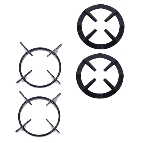 DOITOOL 4 Piezas Soportes para Fogón de Gas de Resistentes y Antideslizantes para Equilibrar Ollas Pequeñas y Proteger Quemadores Cocina