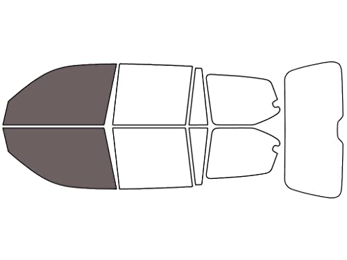 Rvinyl Window Tint Kit Compatible with Lexus Gx 2003-2009 - Front Precut Kit - 35%