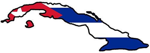 autocollant pour voiture ' CUBA ' Car Sticker Cuba (env. 11x6 cm)