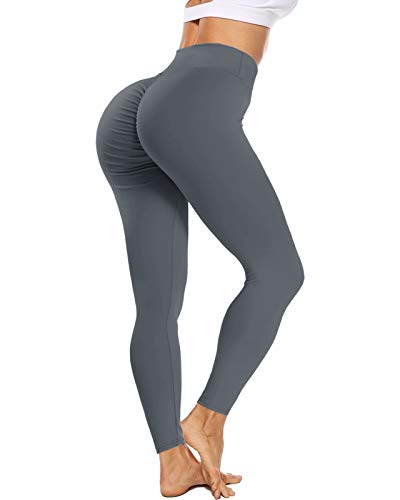 ZITAIMEI Scrunch Butt Lifting Ruched Leggings for Women High