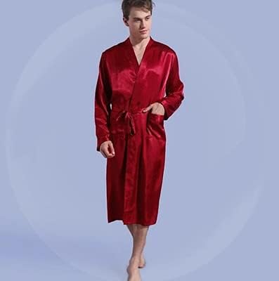 Amazon.com: DEWUFAFA Ropa de dormir para hombre de ocio Kimono sólido  (color: rojo, tamaño: extragrande) : Ropa, Zapatos y Joyería