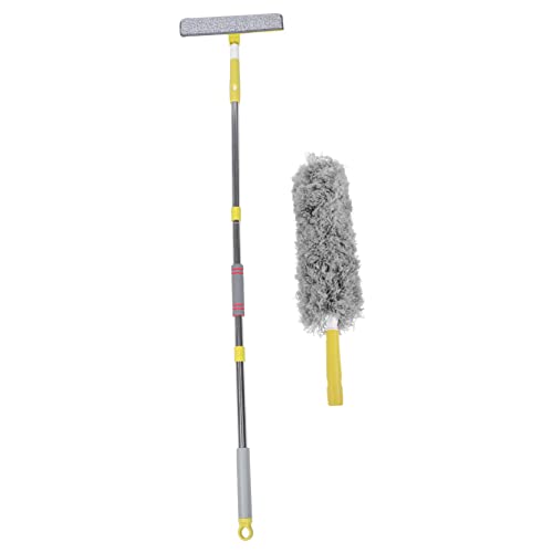 Plumeau à main télescopique avec manche extensible pour traquer la poussière