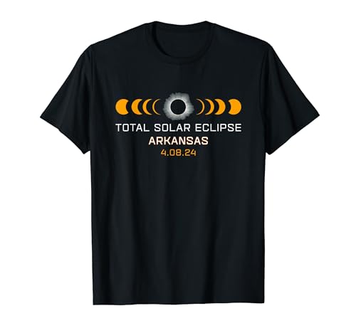 Eclipse solar total 08 abril 2024 Arkansas State Totality Camiseta