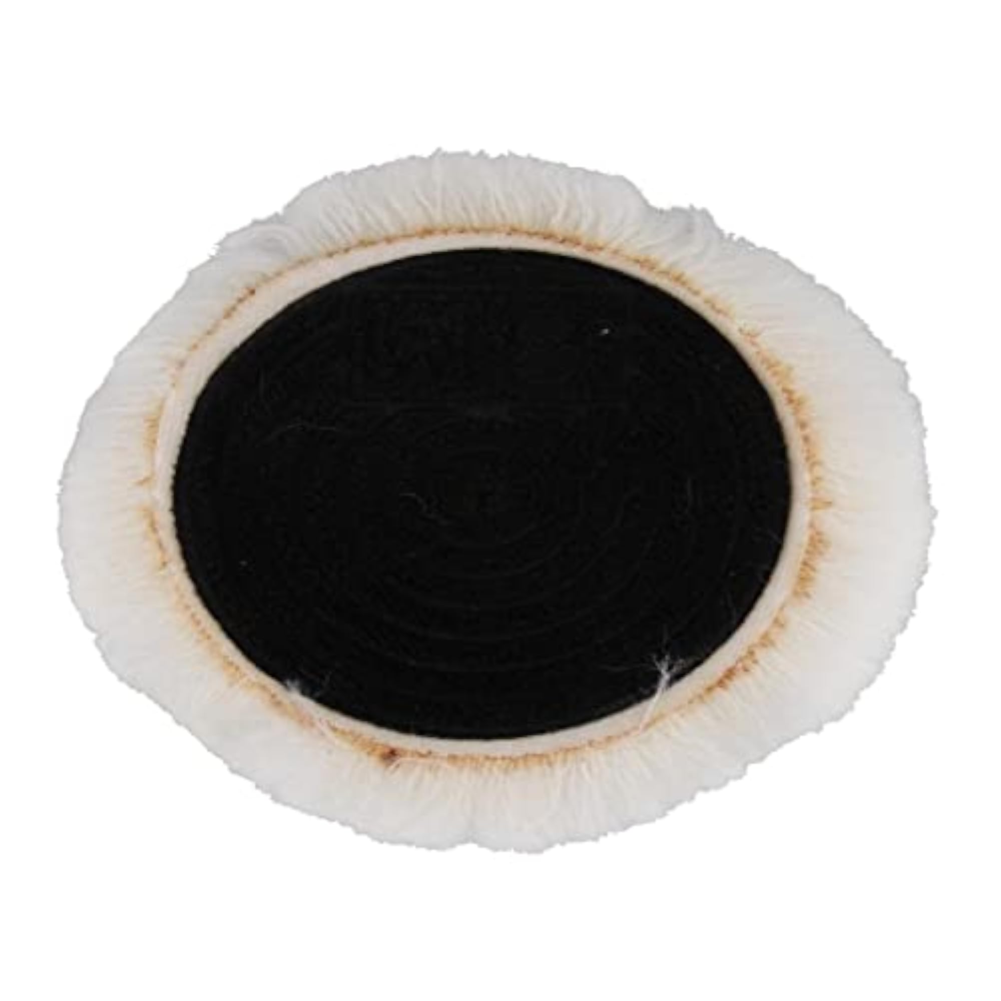 Wool Hook and Loop Back Polishing Pad Grip Buffing Pad