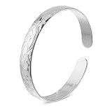 Abeillo Versilbert Armreif Armband Einstellbar,Elegantes Wolken-Armband,Charm Damen Silber...
