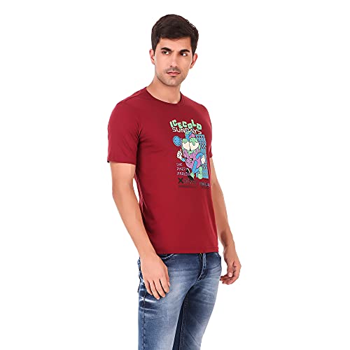 Image of Stories.Label Cotton Printed T-Shirts for Men in Regular Fit and Round Neck