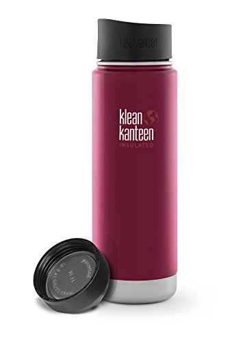 Klean Kanteen 20-Ounce Wide Insulated Stainless Steel Water Bottle with Loop Cap (Roasted Pepper w/ Extra Cafe Cap) Klean Kanteen 20-Ounce Wide Insulated Stainless Steel Water Bottle with Loop Cap (Roasted Pepper w/ Extra Cafe Cap)