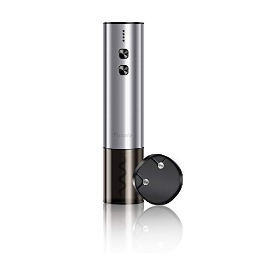 Electric Wine OpenerAutomatic Electric Wine Bottle Corkscrew Opener with Foil CutterStainless Steel Design Durable Cork RemoverGreat for PartyBarkitchenWine Lover GiftsWine Gift Set