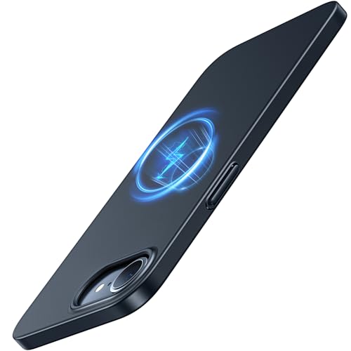 TORRAS Ultra Dünn für iPhone 17e Hülle iPhone 16e Hülle für MagSafe [wie das Original] Nr. 1 Magnetkraft Slim Hülle iPhone 17e Case iPhone 16e Kratzfest & Samtiger Griff Schwarz