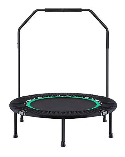Ludosport Foldable Trampoline Rebounder 40 Inch Fitness Trampoline for Kids Adults Workout Max