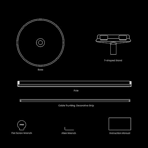 JmGO Beamer Bodenständer, Einstellbare Projektorhalterung für Outdoor N1S Ultimate(GTV) &N1S Ultra(GTV) & N1S Pro(GTV) & N1 Ultra & N1 Pro
