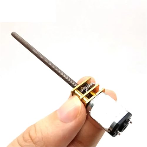 Moteur à engrenages CC 6V 2400rpm réducteur à vis longue M3 pour robotique