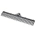 Sweepa - Rubber Rake (Head Only) No Scratching, No Noise, Flexible 100% Rubber rake for Leaves, Pine Needles and Pine Cones