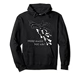 Make Music Not War avión, guitarras, amor, paz, Pacifista, diseño moderno con un avión militar que descascarilla guitarras en lugar de bombas, como símbolo de paz y símbolo de la paz con el lema – Haz música en lugar de guerra, idea de regalo con instrumento