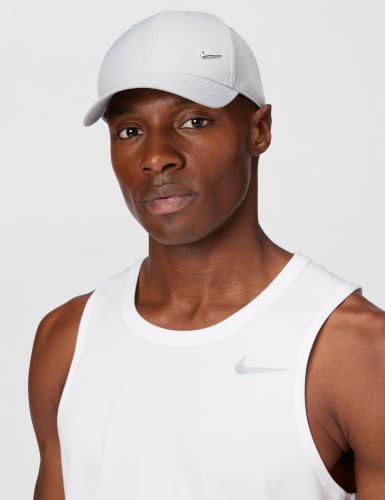 Image of Nike Unisex Adult Club Structured Metal Swoosh Cap Hat | Mens and Womens