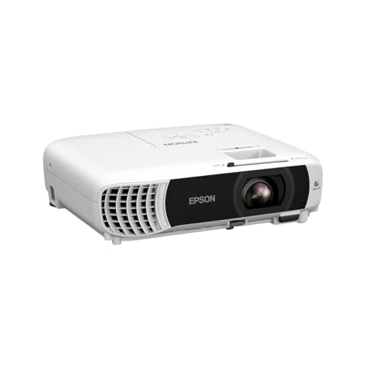 Epson EB-FH08 3LCD-Projektor (3.600 Lumen) 337 Zoll, ca. 8,56 m Bilddiagonale, 2 HDMI, 1.920x1.080p FullHD, Split-Screen-Funktion