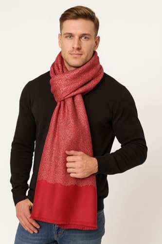 Image of Men's Kashmiri Wool Jamawar Shawl