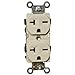 Morris 82205, 20Amp 250V Ivory Industrial Grade Duplex Receptacle (Pack of 38 pcs)