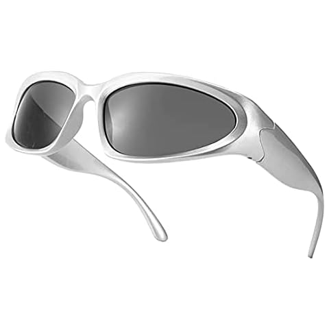 YUELUQU Y2K Wrap Around Sports Sunglasses Cover