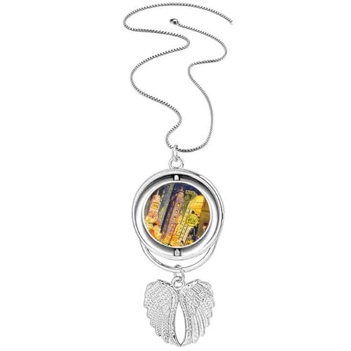 Collier pendentif ailes d'ange aquarelle Miaoji, le cadeau idéal