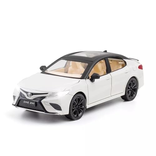 Image of 1:24 Big Size Toyata Camary Scale Model Car - Exclusive Alloy Metal Pull Back Die Cast Car Toy with Openable Doors, Light & Music - Best Gifts for Kids【Colors as Per Stock】