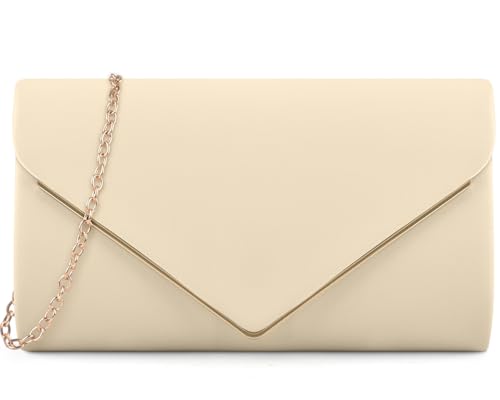 Image of TINDTOP Clutch Purses for Women, PU Leather Formal Evening Bags Shoulder Party Handbags Wedding Cocktail Prom Clutches
